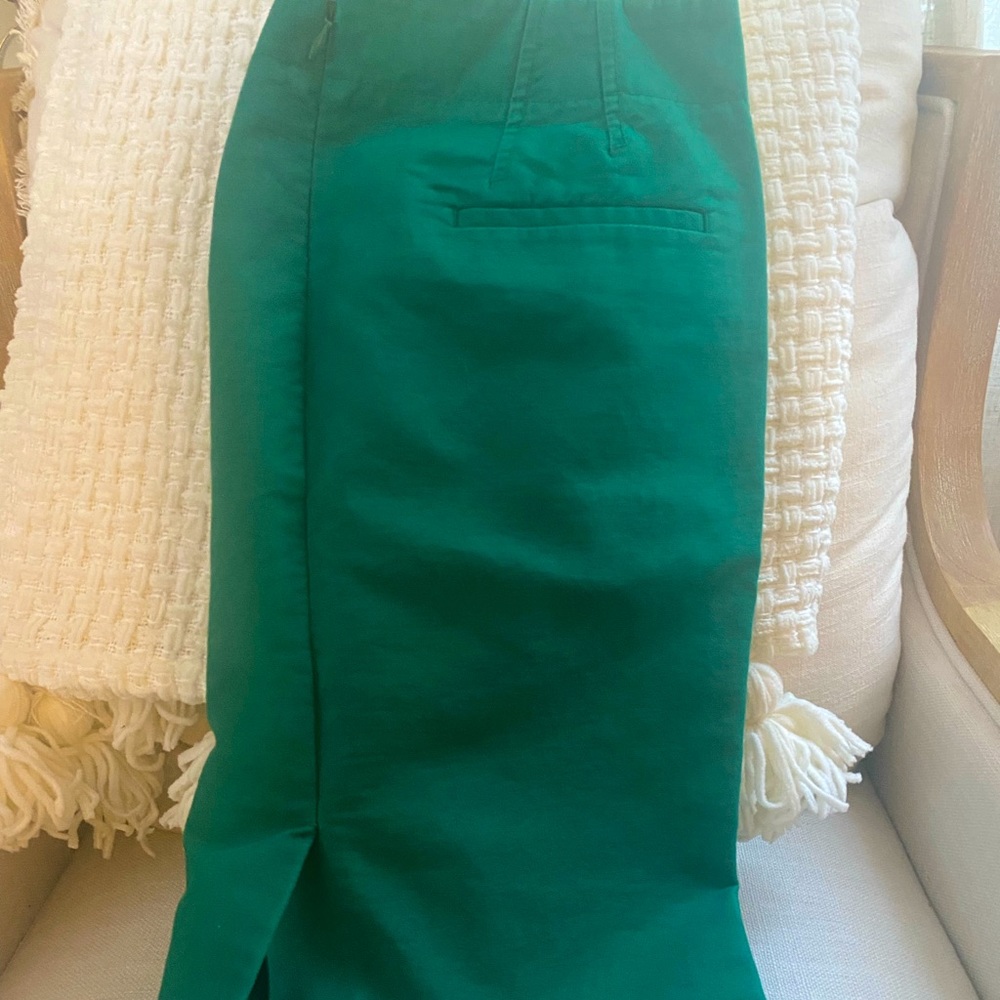 Emerald Green J. Crew Pencil Skirt